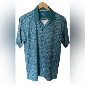 Walter Hagen performance Men's aqua blue polo Shirt NWT size S